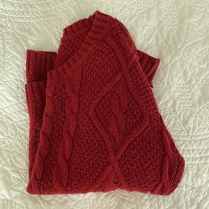 Cherry red sweater